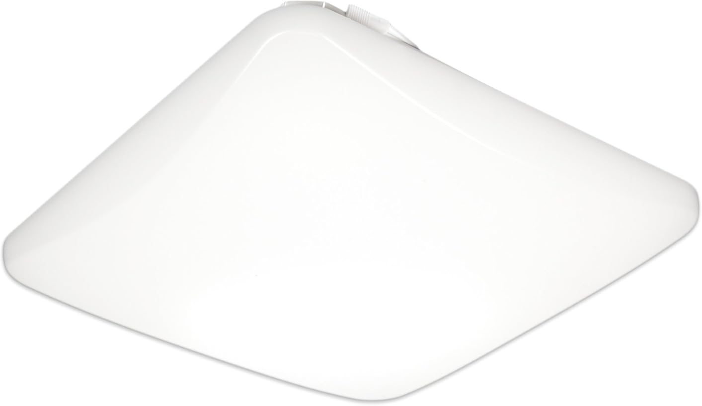 Lithonia Lighting FMLSL 20840 M4 Square 14-Inch LED Flush Mount Light, 4000K, 1100 Lumens, 16 Watts, White (FMLSL 14 20840 M4)