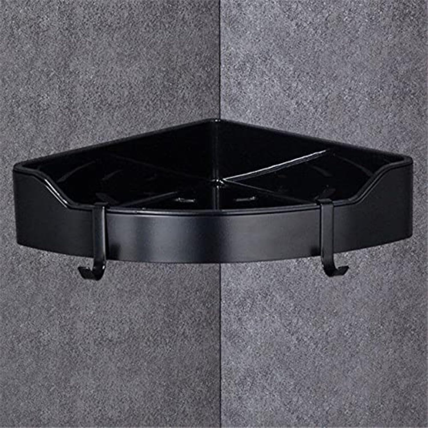 Corner Shower Caddy Bathroom Shelves Stainless Steel Wall Mount Triangle Cosmetics Shampoo Draining Rack Bathroom Accessories Wall Mounted Kitchen Shelves Spice Rack,Chrome 2