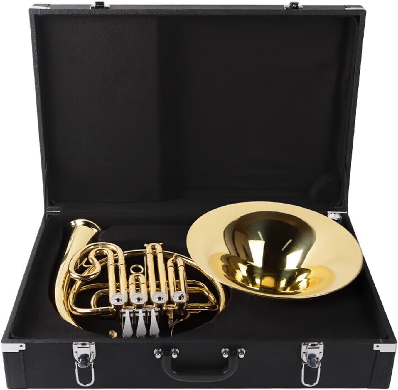 4 Key French Horn French Horn Single Row Four Keys Beginner Playing B Flat Adult Practice Playing Musical Instrument