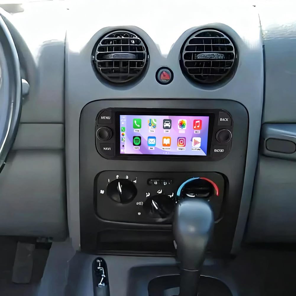 2+64G Android 14 Car Stereo for Liberty 2001 2002 2003 2004 2005 2006 2007 Radio Wireless Carplay Android Auto, 6.86IN IPS Touch Screen 5G WiFi/GPS Navi/FM RDS/EQ/Audio/Camera/MIC