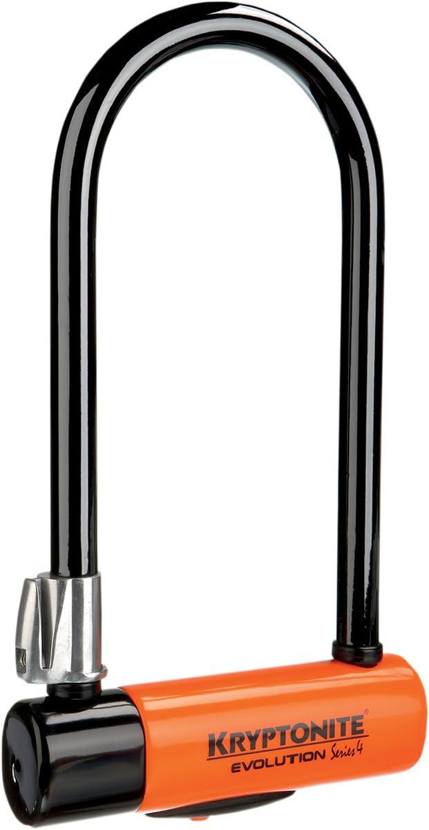 Kryptonite Evolution Series 4 Standard Heavy Duty Bicycle U Lock Bike Lock (4-Inch x 9-Inch)
