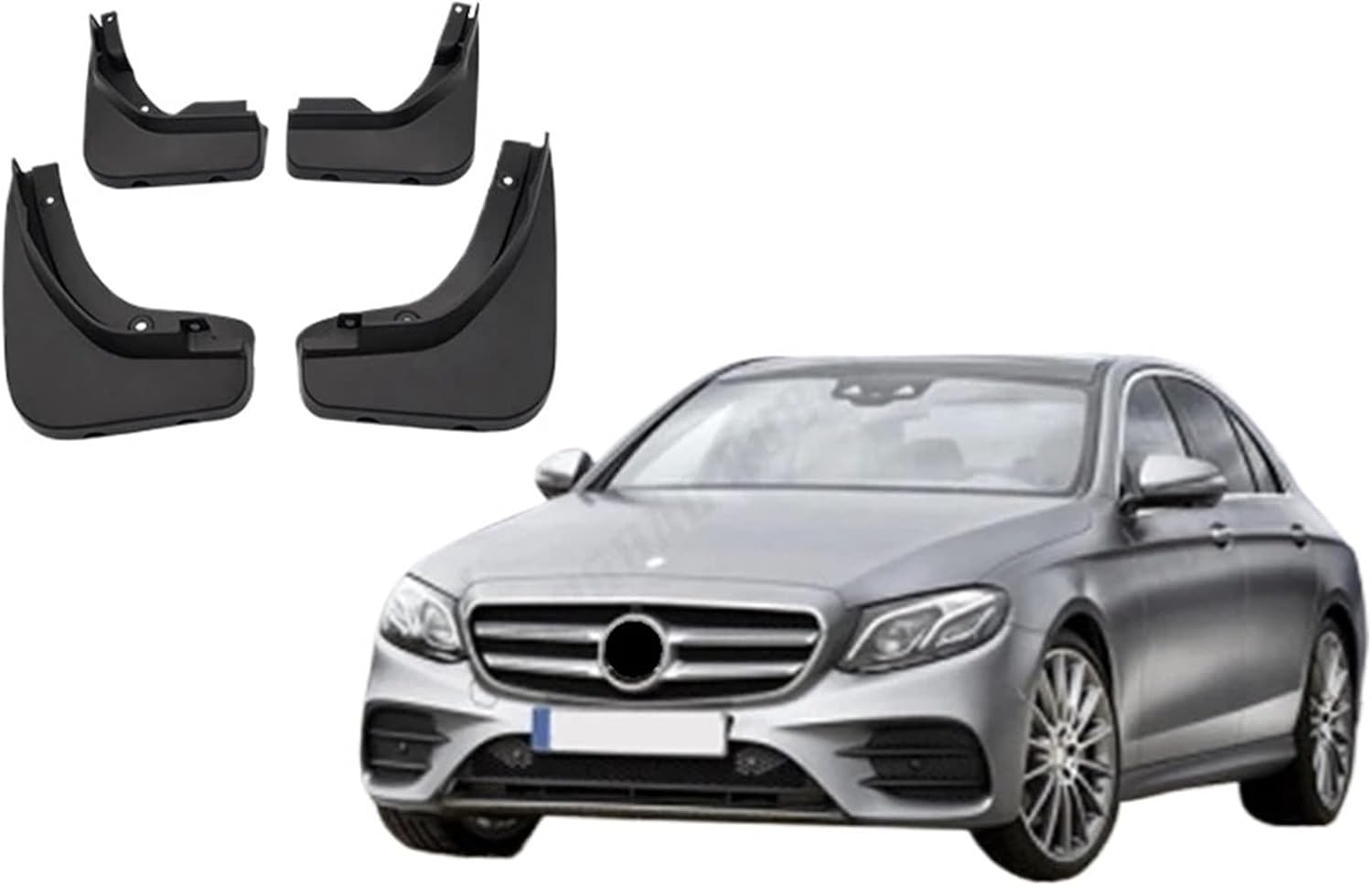 Compatible with Mercedes Benz E-Class E Class W213 2016 2021 2022 2023 Car Mudflaps Mud Flaps Splash Guards Mudguards Flap Fender Accessorie