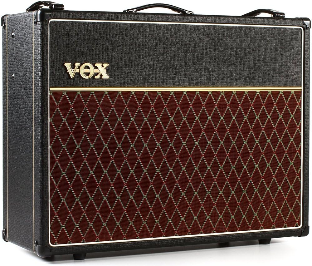 Vox AC30C2X 2x12 inch 30-watt Guitar Tube Combo Amplifier w/ 2 Channels, Reverb, Tremolo, and Alnico Blue Speakers