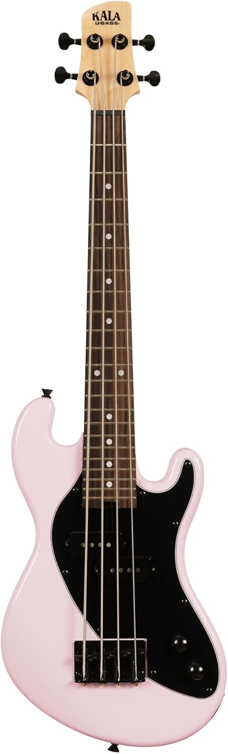 Solid Body 4-String Pale Pink Fretted U•BASS®