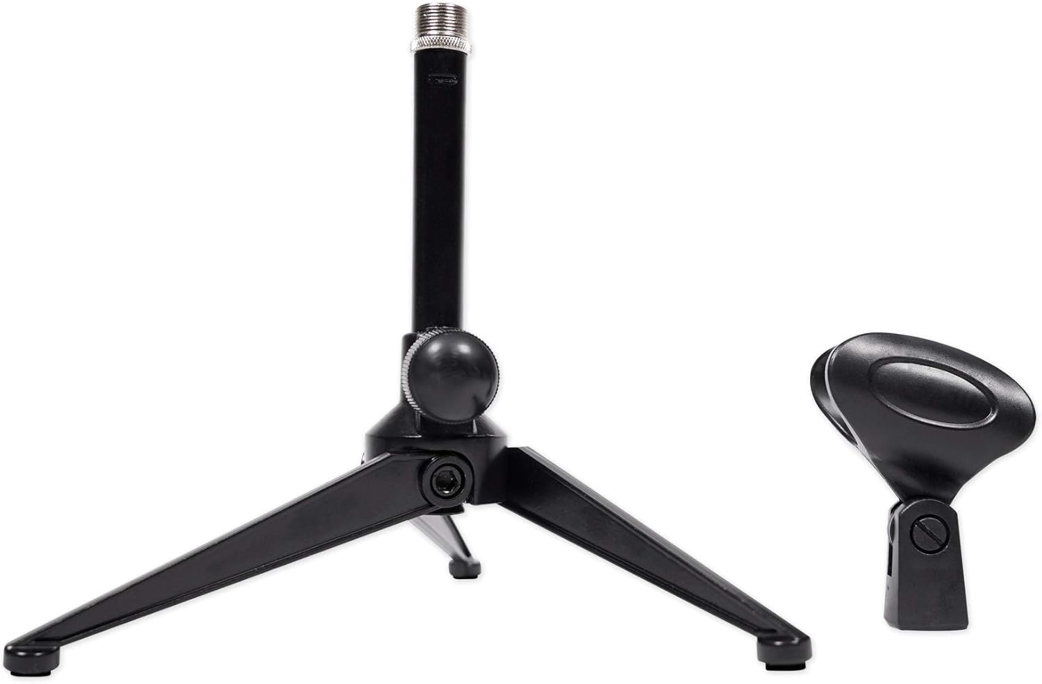 Audiosavings Bundle: (1) Focusrite Vocaster Two USB-C Audio Interface Bundle with (2) Rockville Studio Headphones & (2) Rockville Recording Microphone & (2) Rockville RDTS Microphone Stand (7 Items)