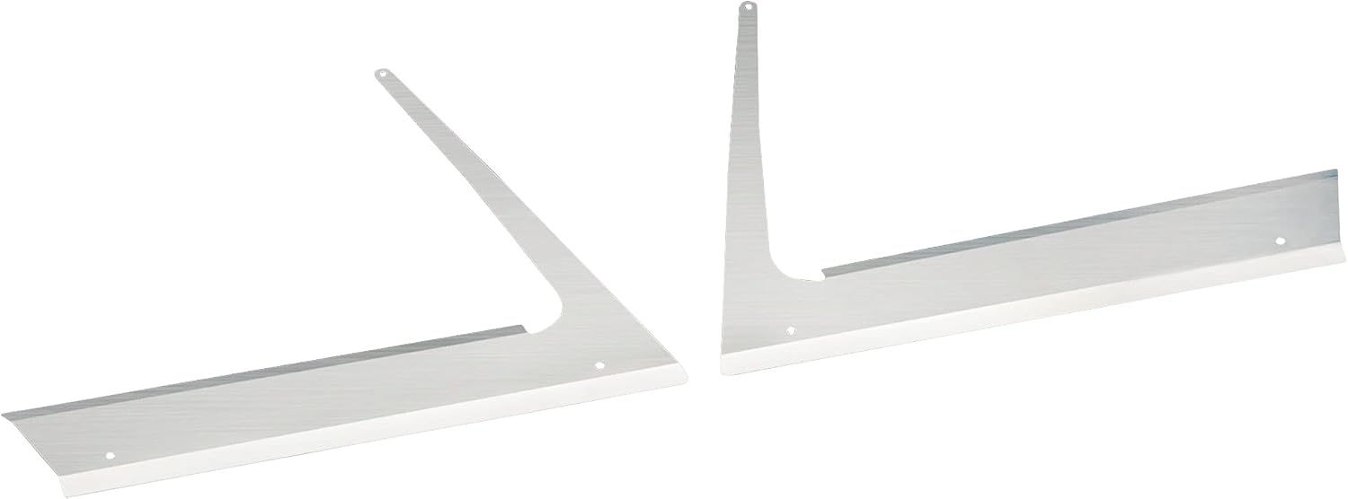 United Pacific 29043 Stainless Steel Curved Glass Model Fender Guards for 2007+ Kenworth T800, 430 Stainless Steel – Pack of 2