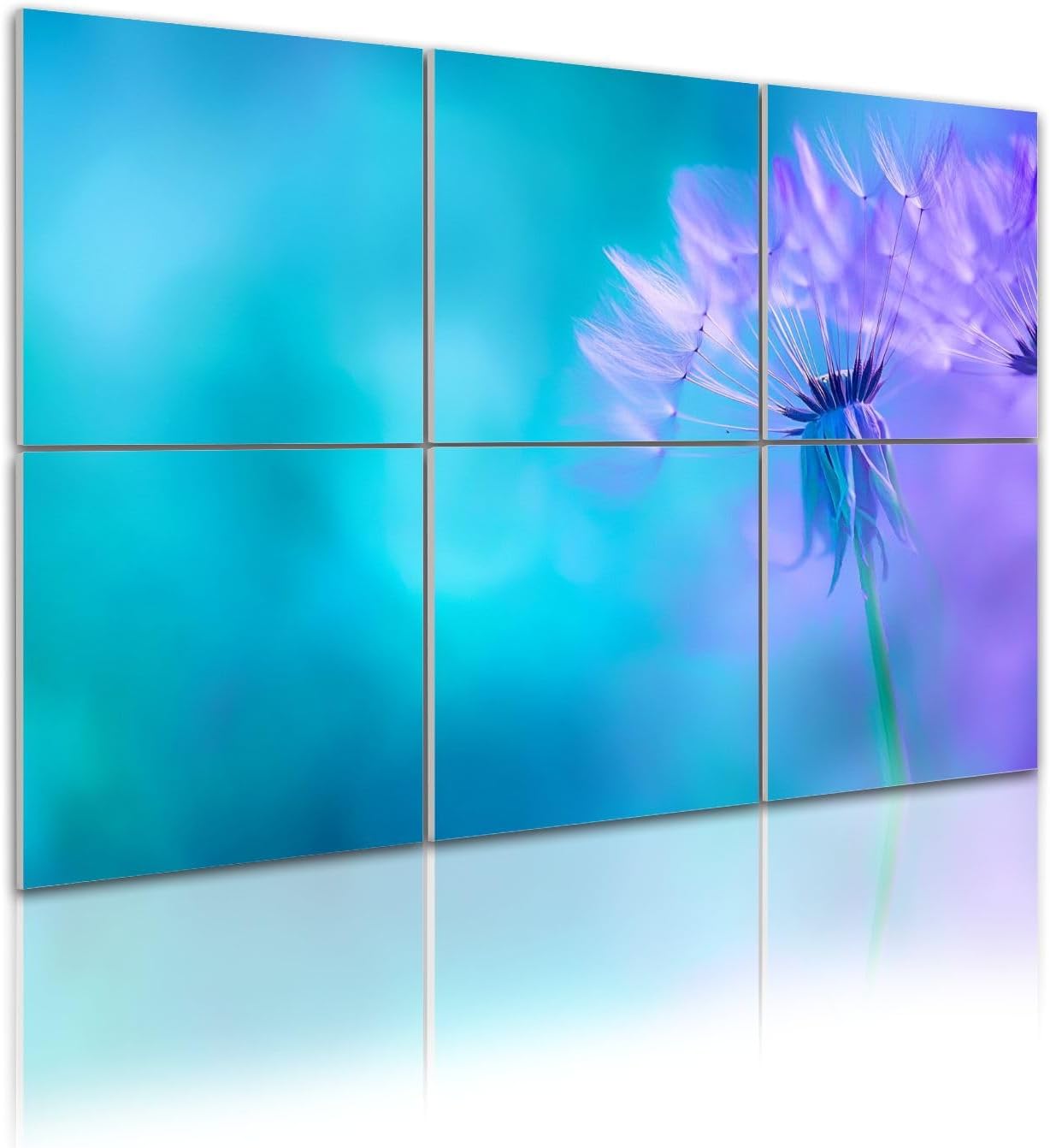 6 Pack Art Acoustic Panels Abstract nature Dandelion extreme close up macrophotography Sound Absorbing Panel 48