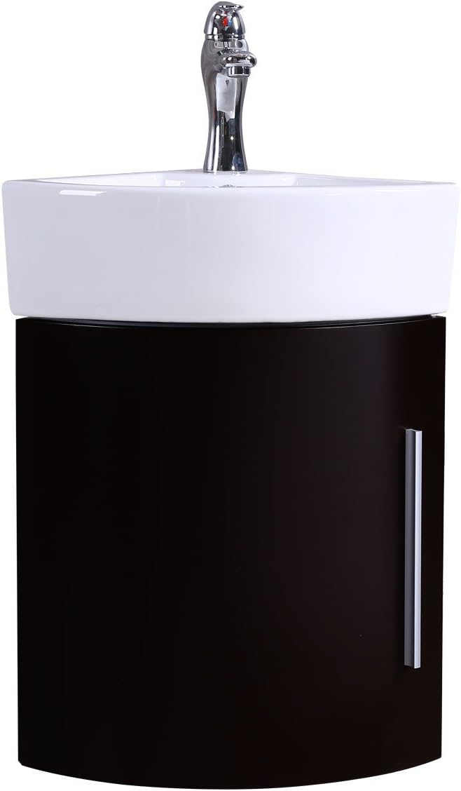 Myrtle Corner Wall Mount Vanity Sink 16.5