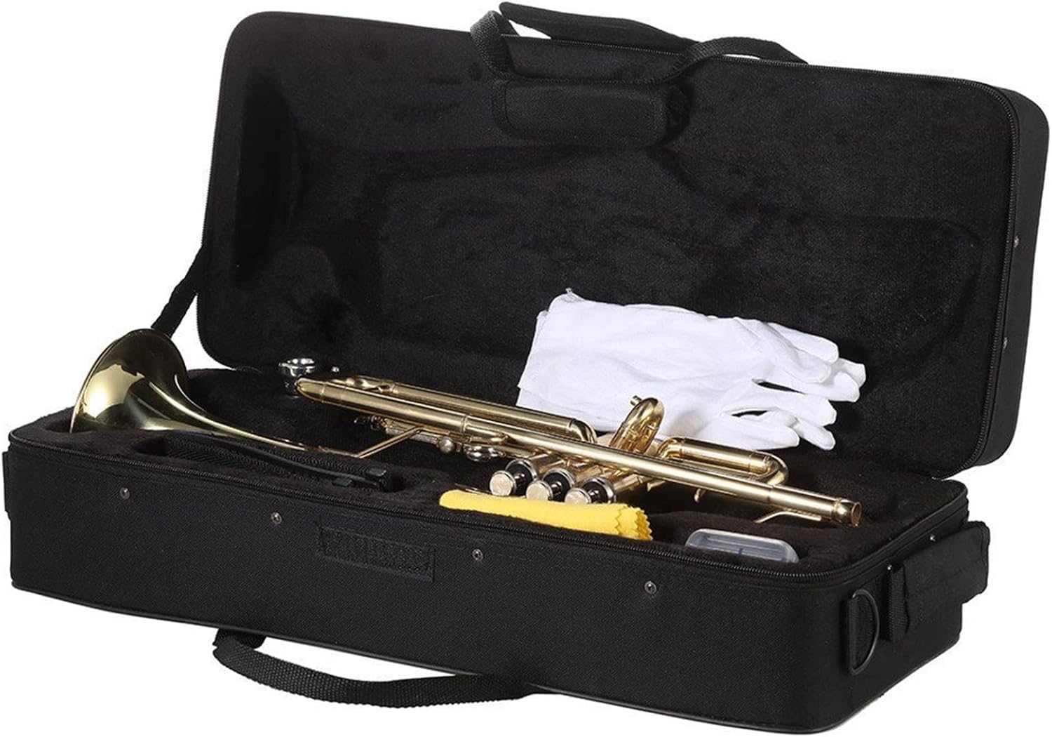 KESHUO B-Flat Children's Students Test Grade Beginner Wind Instrument Brass Gold Copper Lacquer Gold Trumpets