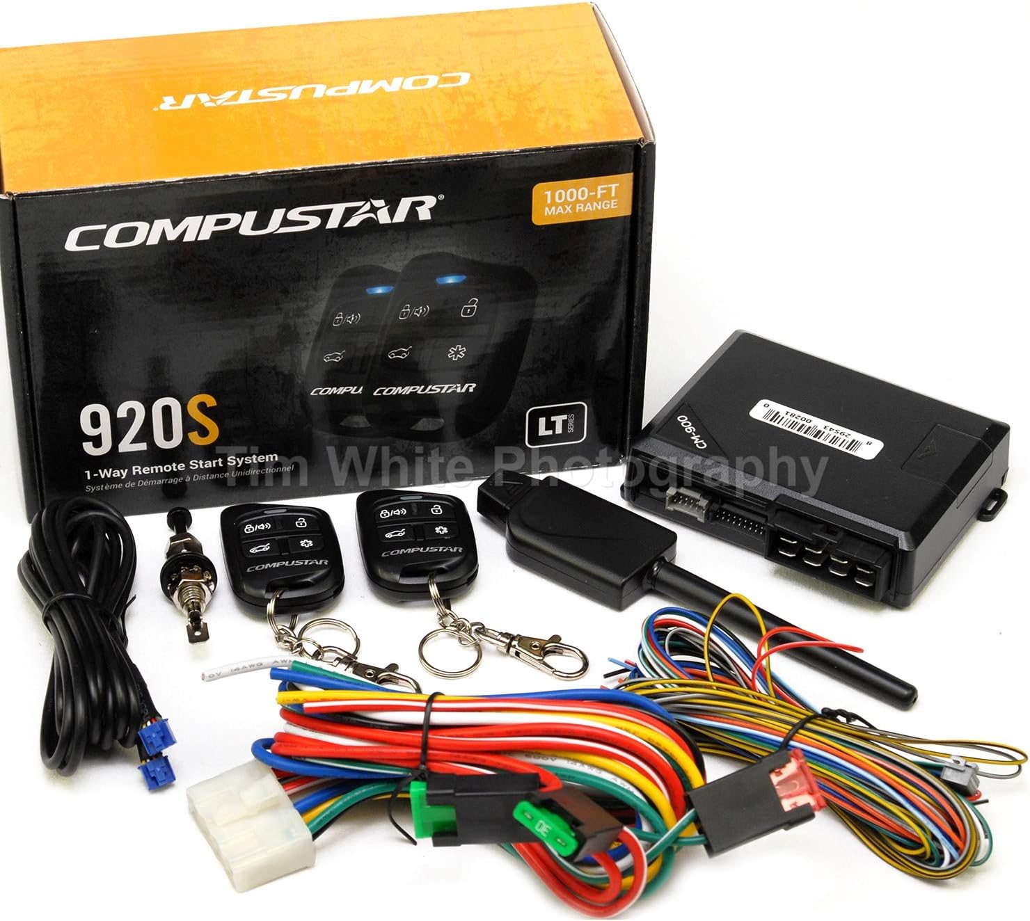 Compustar CS920-S (920S) 1-Way Remote Start and Keyless Entry System with 1500-ft Range