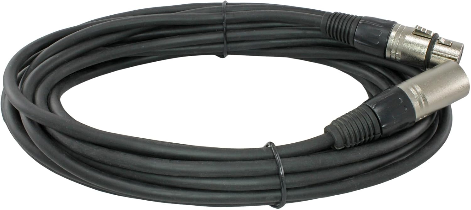 10Pack 25 FT Foot XLR 3 Pin Male Female MIC Microphone Shielded Audio Cable Cord