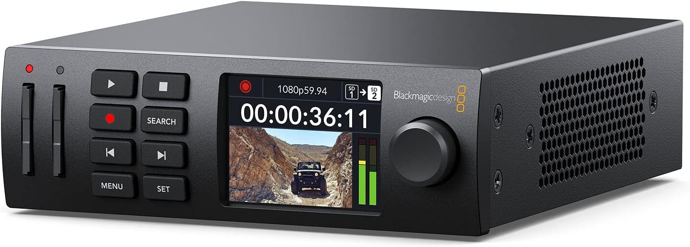 Blackmagic Design HyperDeck Studio HD Mini Studio-Recorder Black