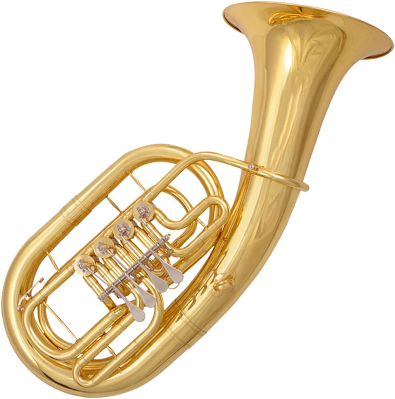 Euphonium Four Flat Keys B Brass Instrument For Practice Euphonium All-brass Instrument