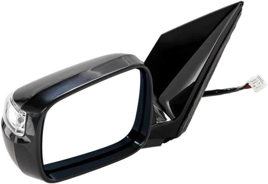 KarParts360 For Acura MDX 2007 2008 2009 Door Mirror Driver Side | Power | Heated | Paintable | Manual Folding | Excluded Power Liftgate | Replacement For AC1320112 | 76250STXA02ZG