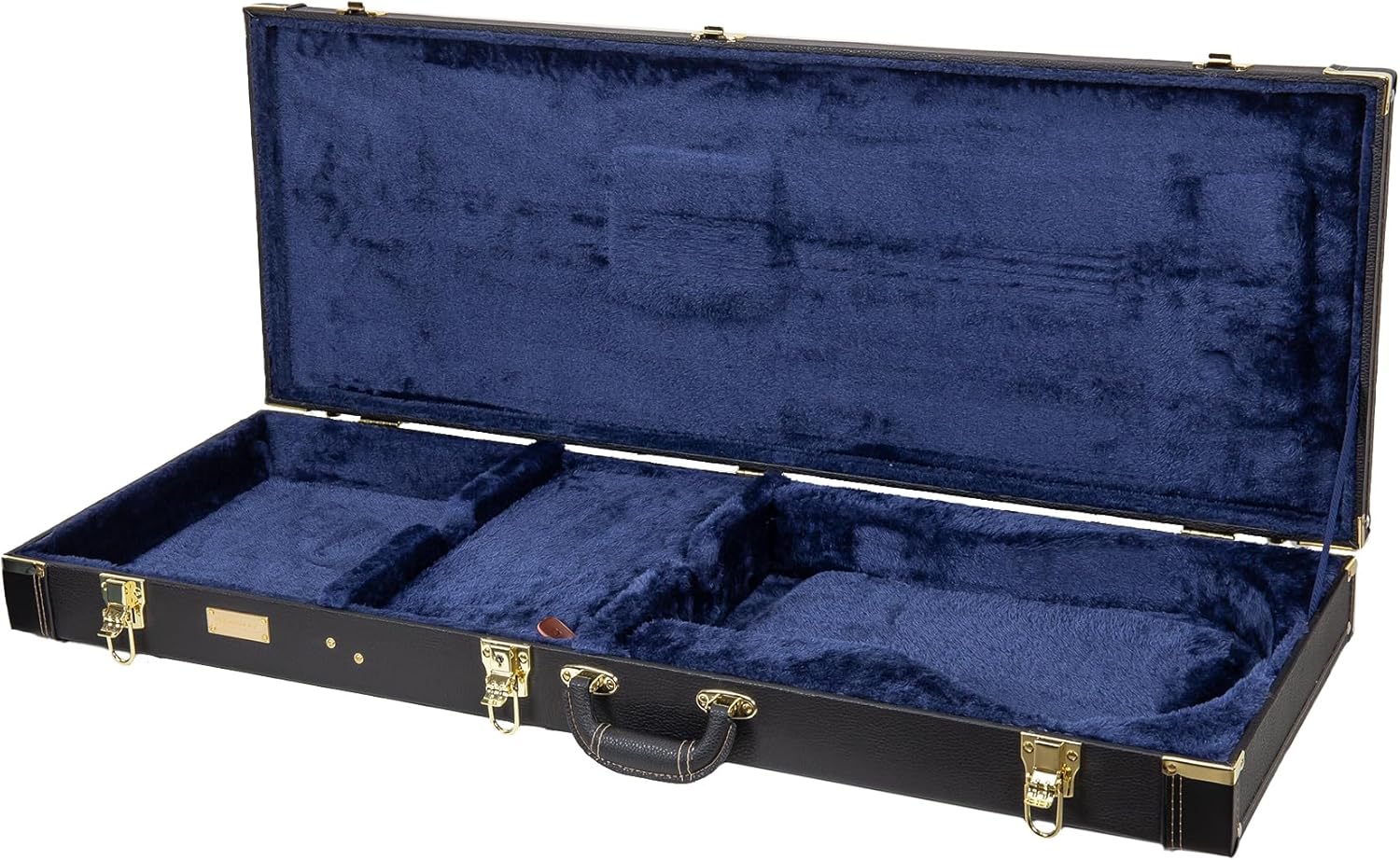 Crossrock PRS SE Hollowbody Electric Guitar Case, Rectangular, Black (CRW620PRSHBBK-R)