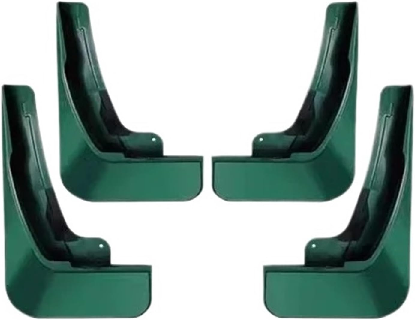 Car Wheel Mud Flaps Splash Guards Front Rear TPE Mudguards Compatible for Li Lixiang L6 2023 2024(Green)