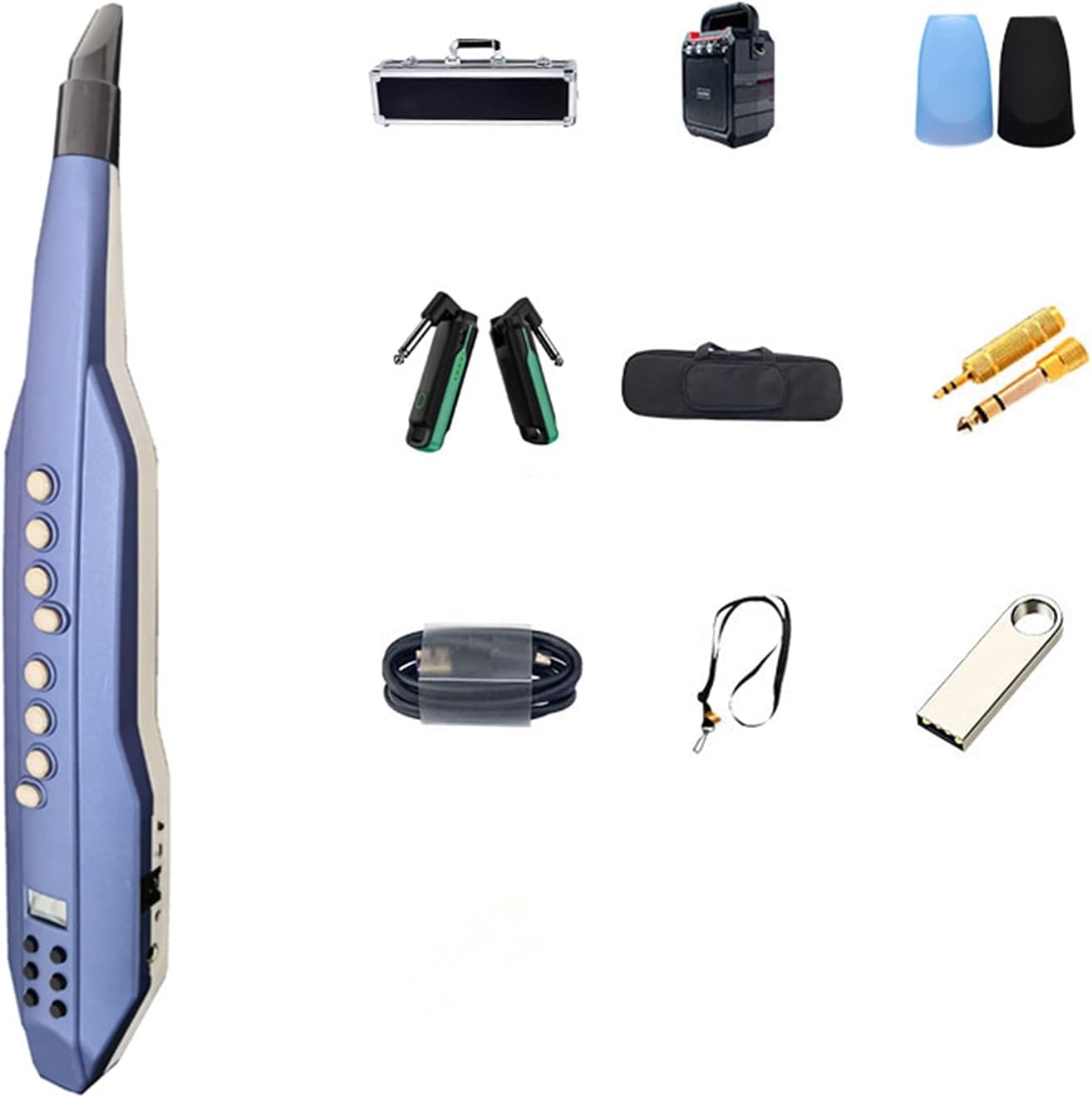 Sax Beginners Kit Electric Wind Instrument Electric Flute Electric Saxophone Electronic Digital Tube Wind Instrument (Color : 13)