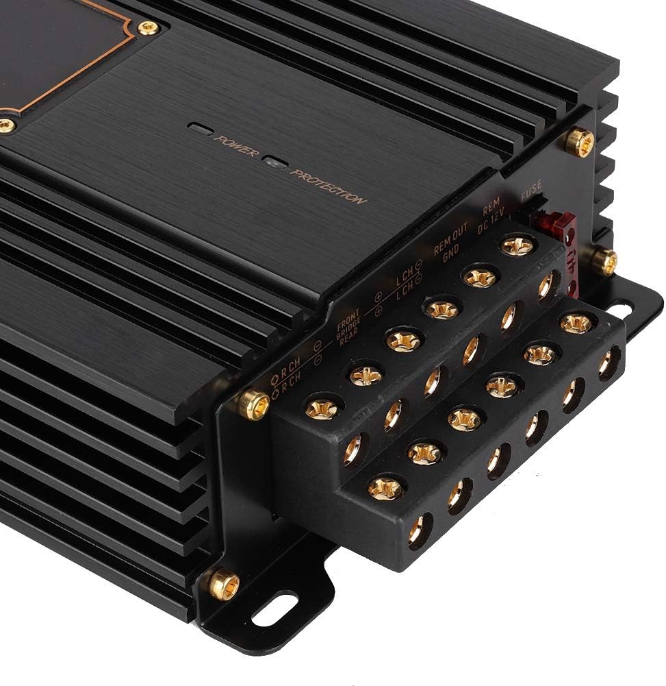 Car Amplifier, Audio Power Amp Module for Vehicle Stereo Sound System, Car Stereo Power Amplifier Unit, Automobile Audio Booster, Replacement Amplifier Board for Speakers