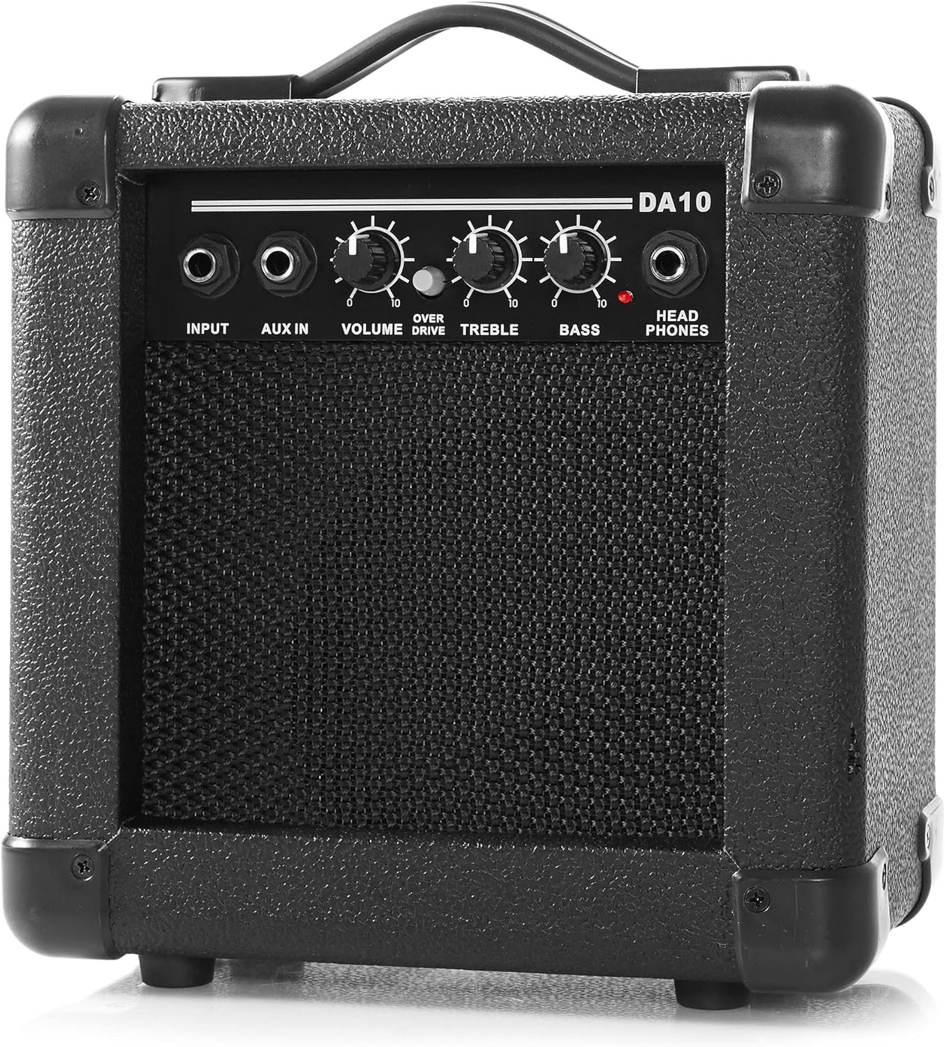 Ashthorpe Full-Size Dreadnought Cutaway Acoustic Electric Guitar Package with 10 Watt Amp - Brown