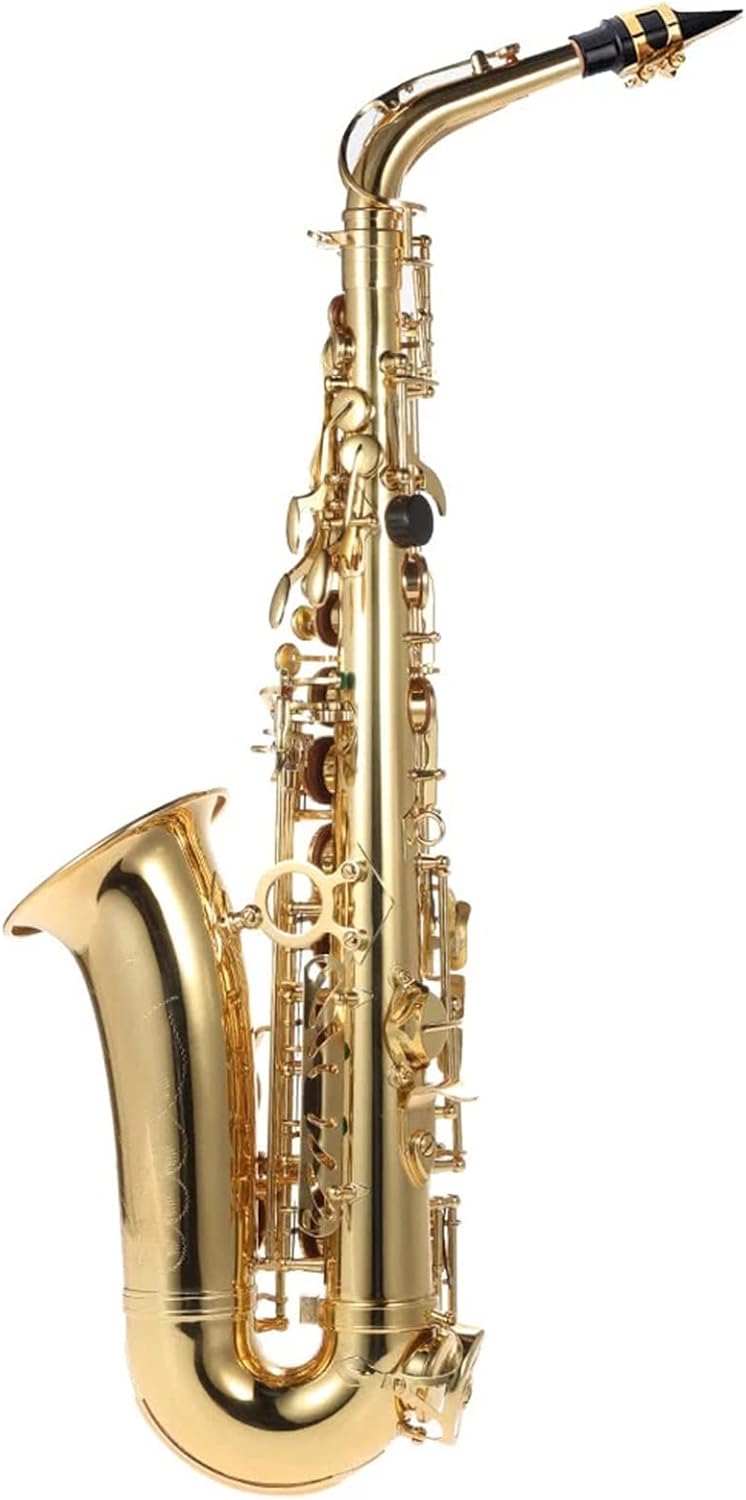 EB Alto Saxophone Brass Lacquered Gold E Flat 802 Keys Type Woodwind Brass Instruments