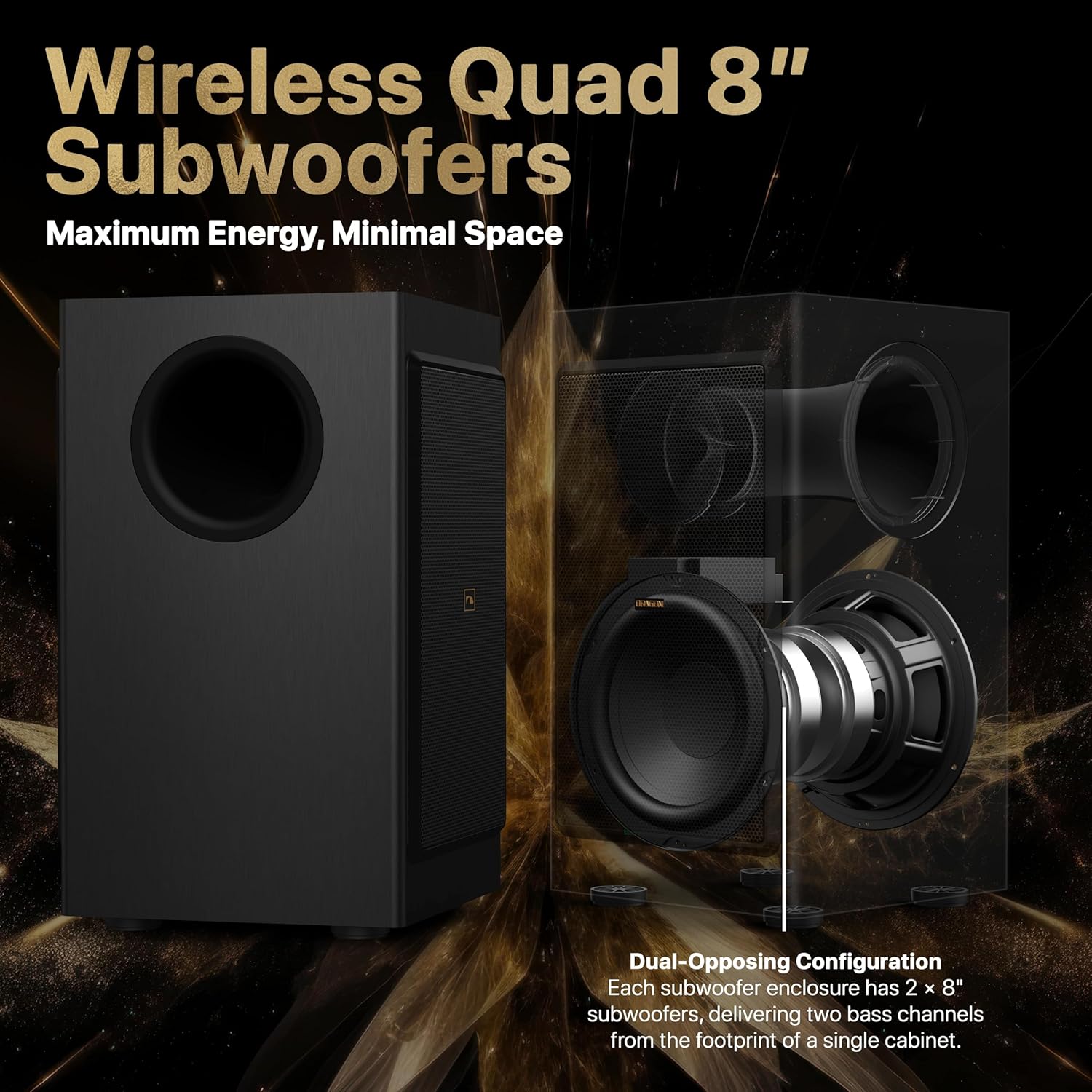 Nakamichi Dragon 11.4.6 Home Surround Sound System with Dolby Atmos and DTS:X Pro. Best Soundbar with AVR Processing