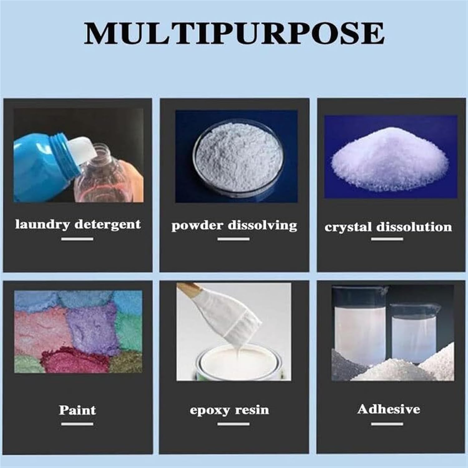 IBC Air Agitator, 980W Electric Tank Mixer Machine,Pneumatic Bracket Mixer,Paint Stirring Machine Bracket Air Agitator Paint Mix Tool,Folding Propeller, for Ink Dissolver Agitator