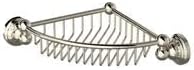 Perrin and Rowe Ed ian Wall Mount Corner Basket (Polished Nickel)