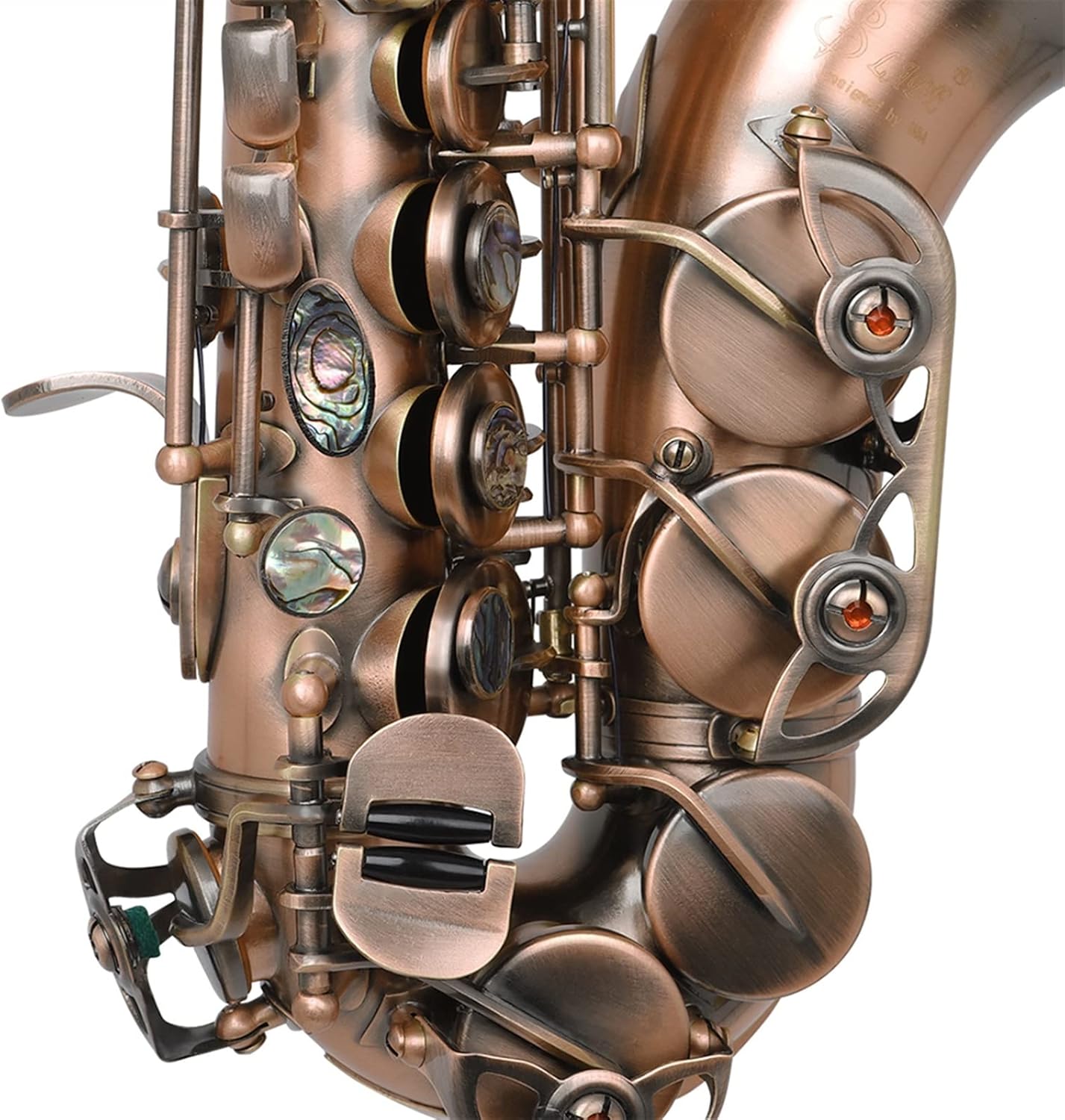 Saxophone Bb Tone Professional Woodwind Instrument B Flat Sax with Box Musical Instrument Accessories