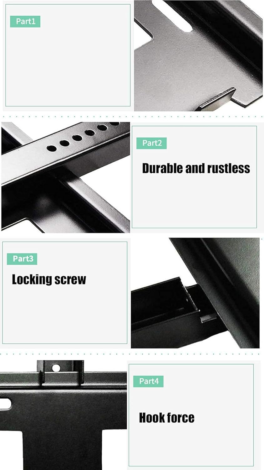 TV Mount,Sturdy TV Stand,Retractable Support Wall Mount TV Bracket for 50-120 Inch OLED, LCD and Plasma Tvs, TV Mount Up to 900X 610Mm and 150Kg