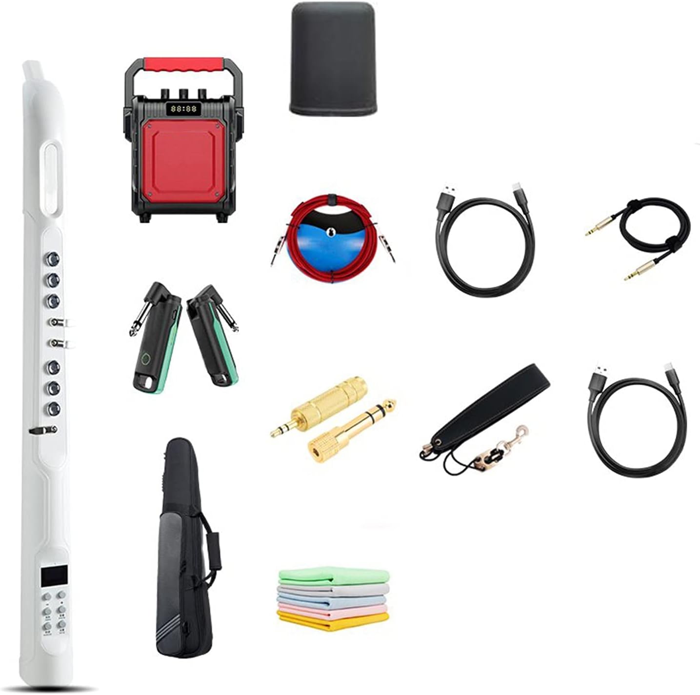 Sax Beginners Kit Digital Saxophone Electric Saxophone for Beginners Wind Instrument (Color : 2)