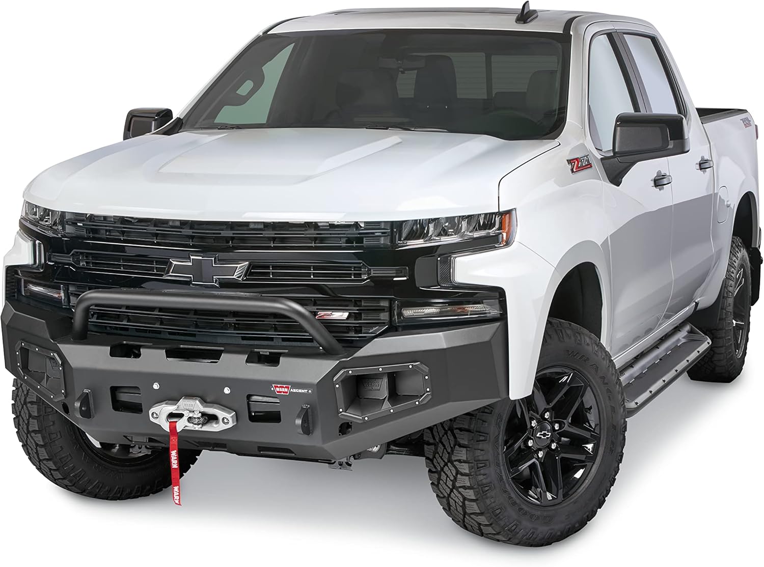WARN 105785 Ascent Front Bumper, Fits: Chevrolet Silverado 1500 Trucks (2019-2021)