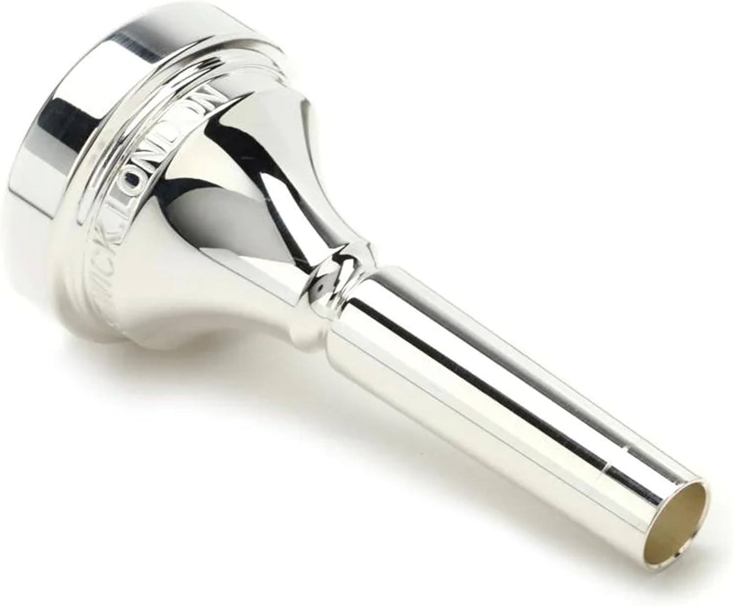 Denis Wick Silver-Plated Cornet Mouthpiece, 5881-3B - Open Backbore to Enhance Your Performance with a Clear Superior Sound and Precision - Cornet Accessory for Easy Articulation - 16.75 x 5 x 4.6mm