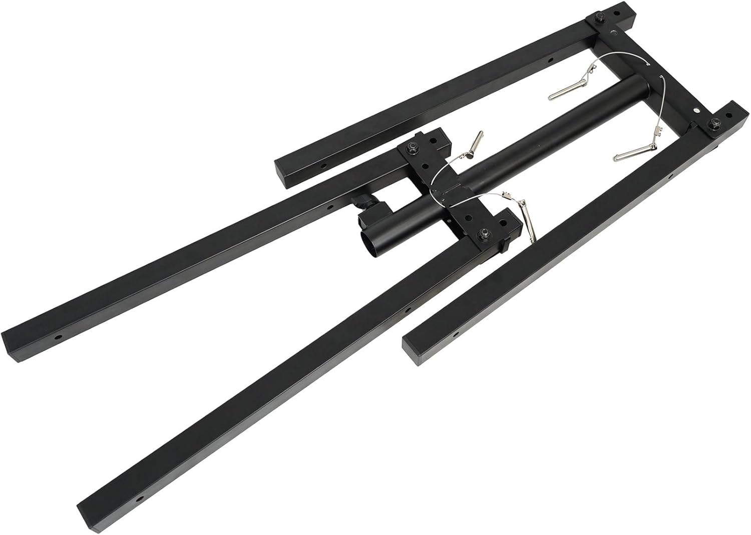 Rockville RLS6 140lb Lighting Speaker Stand, Flat-Base Stability, Detachable Tree Bar, Quick-Fold Portability, Perfect for DJs and Event Pros