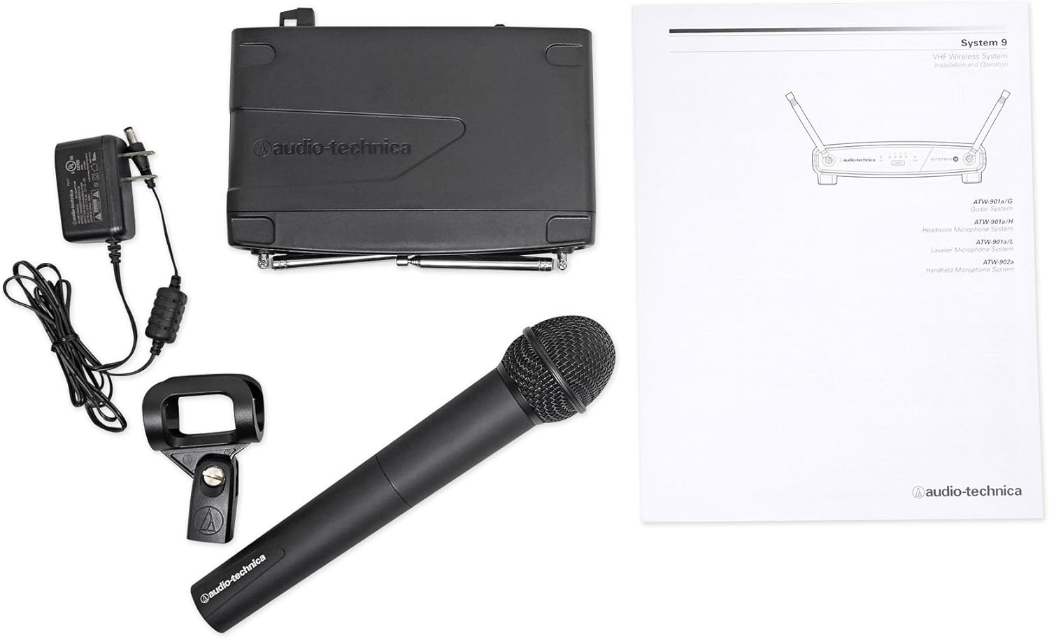 Audio-Technica ATW-902a Wireless Handheld Microphone Mic 4 Church Sound Systems