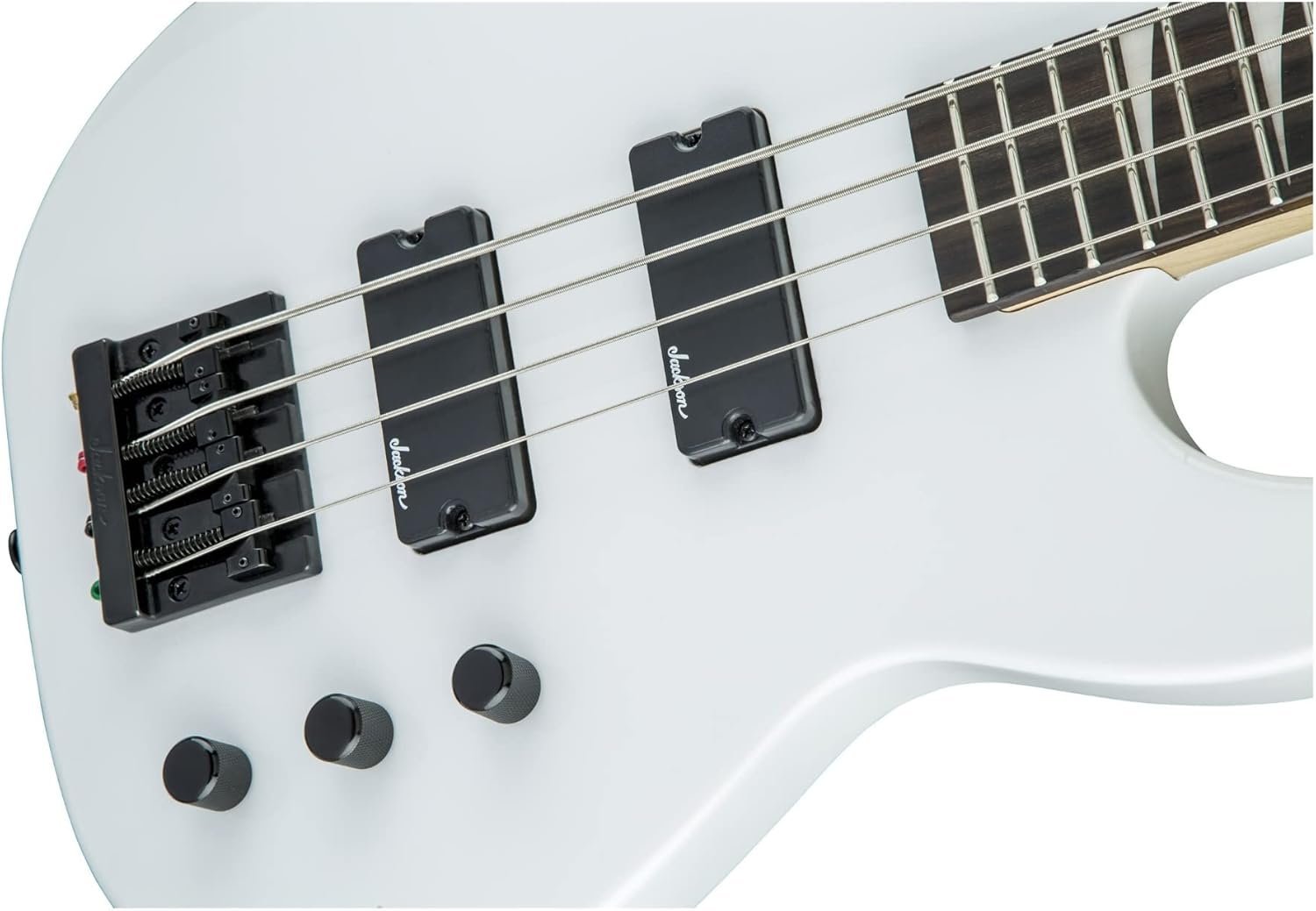 Jackson JS Series Concert Bass JS2 4-String Bass Guitar with Amaranth Fingerboard (Right-Handed, Snow White)
