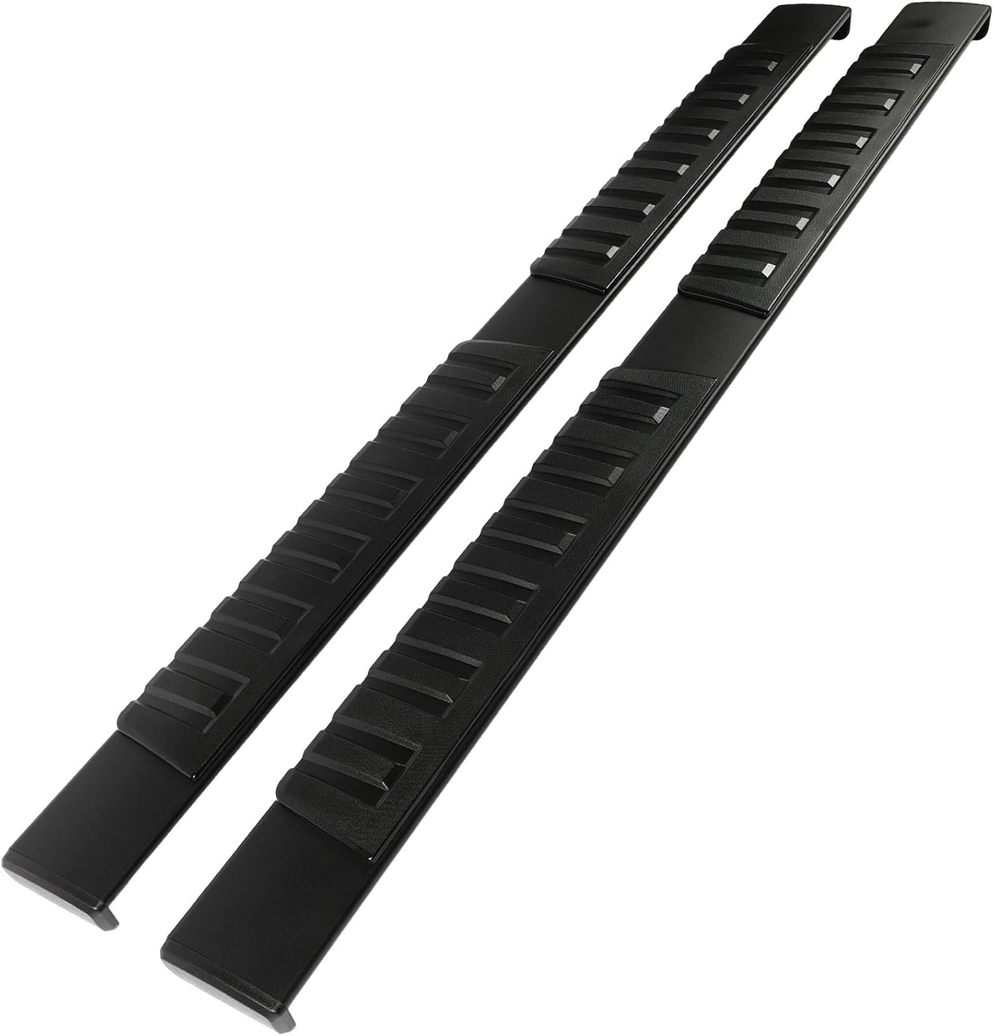 ECCPP Running Boards Fit 2015-2023 For Chevy Colorado, 2015-2023 For GMC Canyon Crew Cab Pickup 4-Door Steps Nerf Bars Black Aluminum Alloy Rock Sliders