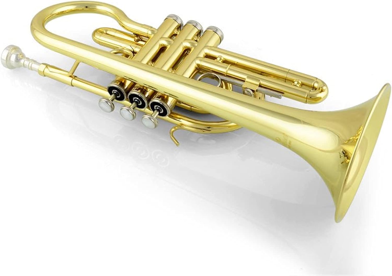 Student Trumpet The Transparent Trumpet Cornet with High and Low Bass is Suitable for Grading Examination and Professional Performance