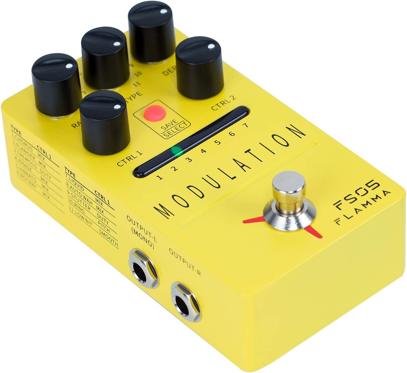 FLAMMA Modulation and Preamp Guitar Pedals