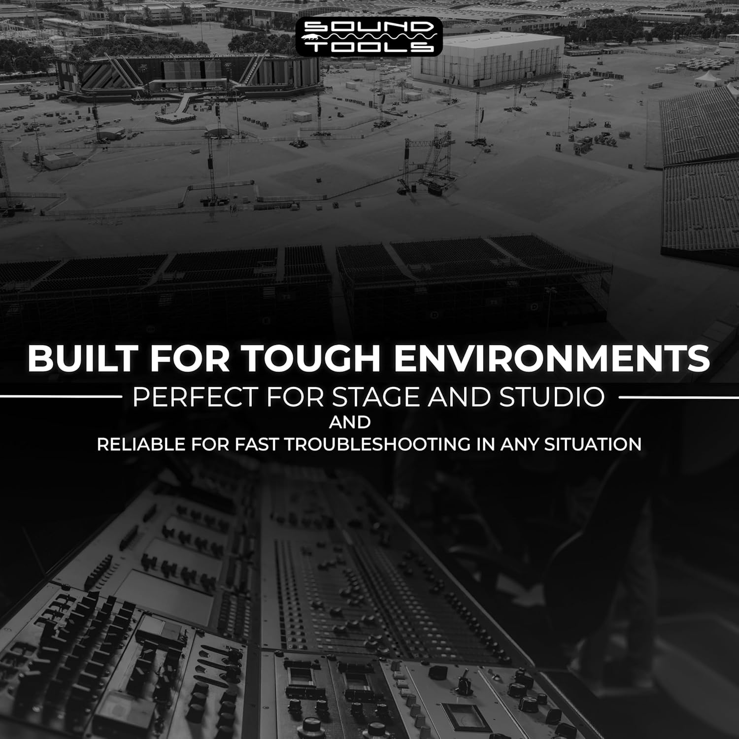 SoundTools XLR Sniffer/Sender – Remote End Cable Tester for XLR & 3-Pin DMX Cables – Fast, Reliable & Pocket-Sized Audio Cable Tester – Quick Diagnostic Tool for Stage, Studio & Live Sound