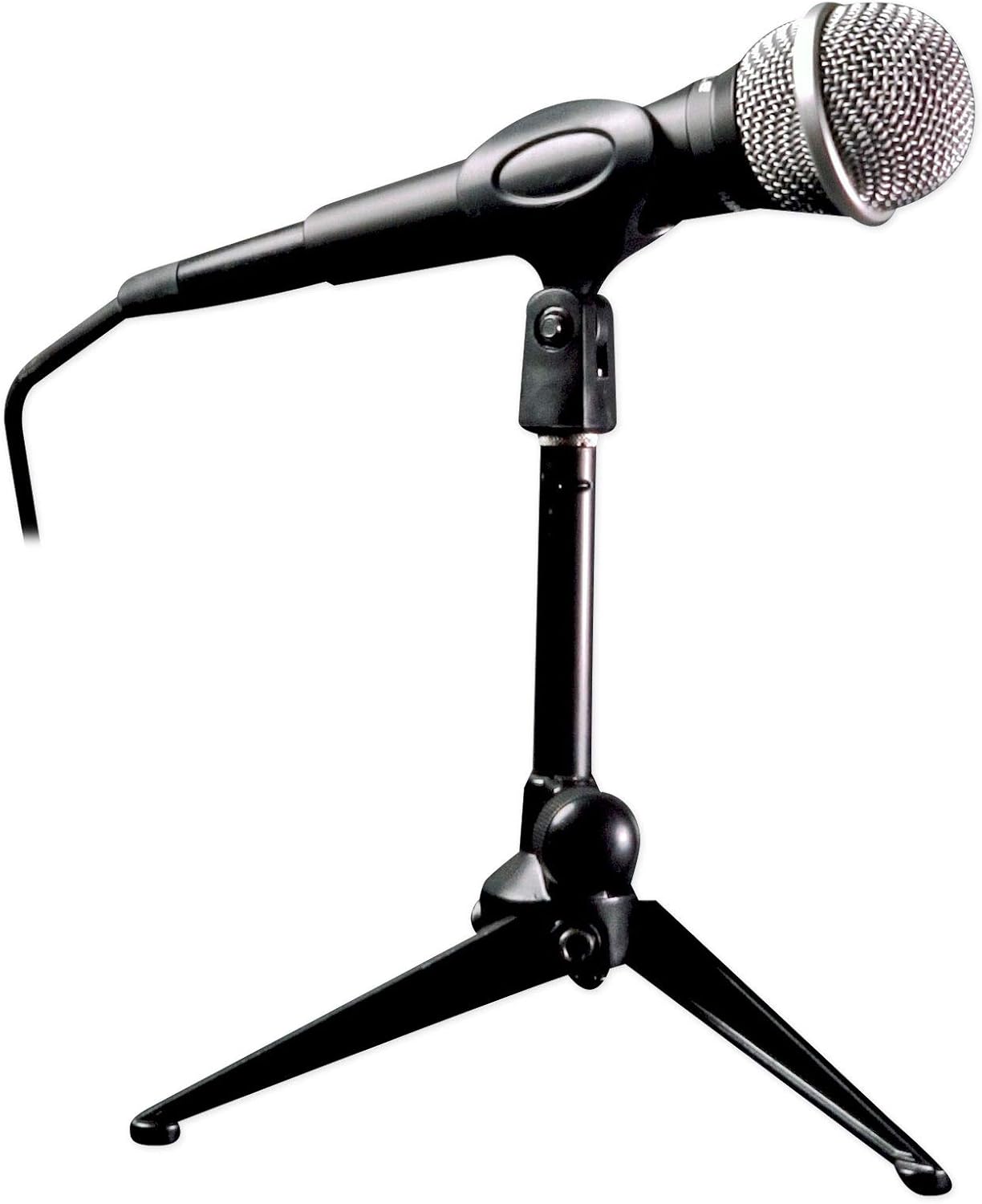 Rockville Rock-U MINI Computer Recording Interface Bundle with RCM PRO Mic, PRO-M50 Headphones, (2) APM5B Speakers, RVSM1 Stands, RDTS Tripod, (2) RRS190S Isolation Pads & (2) RCTR106B Cable(8 Items)