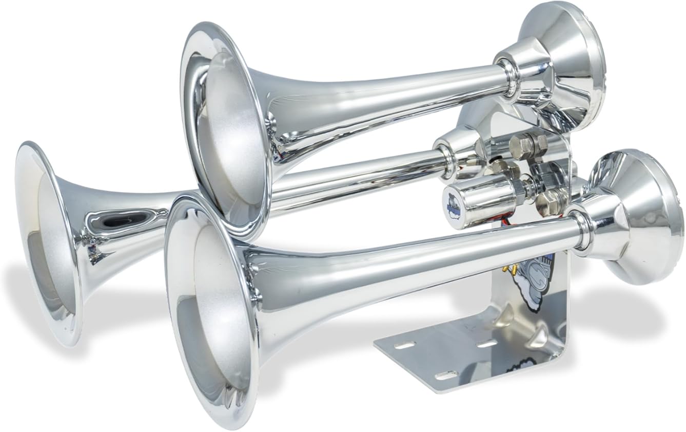HornBlasters Mini Outlaw Train Horn (Chrome)