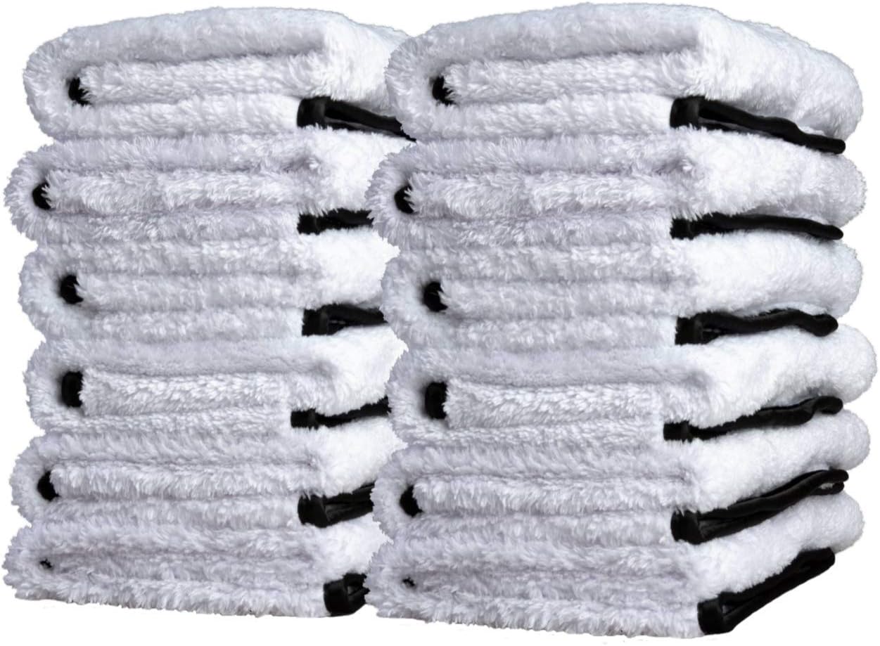 Adam's Polishes Single Soft Microfiber Towel - Soft Enough for Even The Most Delicate Finishes - Buff Away Polishes & Car Wax with Ease (12 Pack)