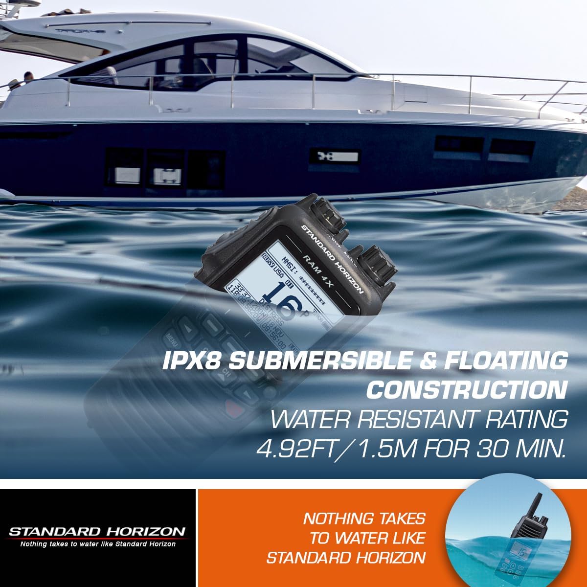 Standard Horizon RAM4X Wireless RAM Microphone f/GX2400