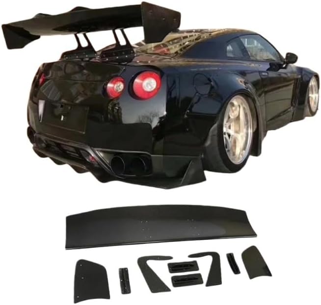 Rear Spoiler Wing for Nissan GTR Ford Mustang Toyota GT86 Subaru BRZ Real Carbon Fiber Spoilers Car Exterior Accessories