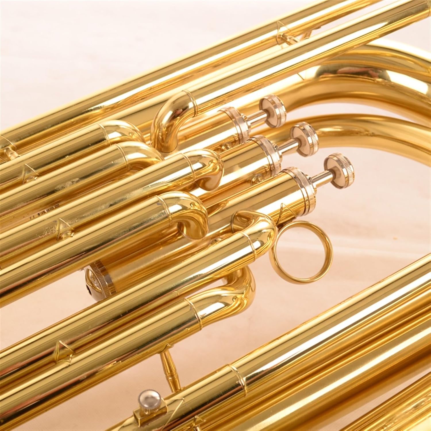 Beginner euphonium Professional Bass Instrument Trombone Trombone Instrument Gold And Silver Instrument(Gold)