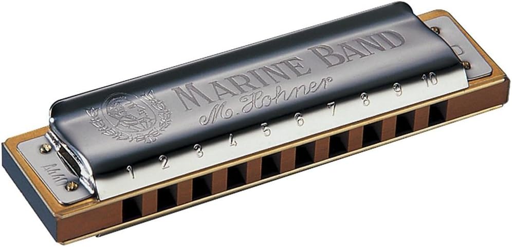 Hohner Accordions 1896 Harmonic Minor Marine Band Harmonica E (1896BX-ME)