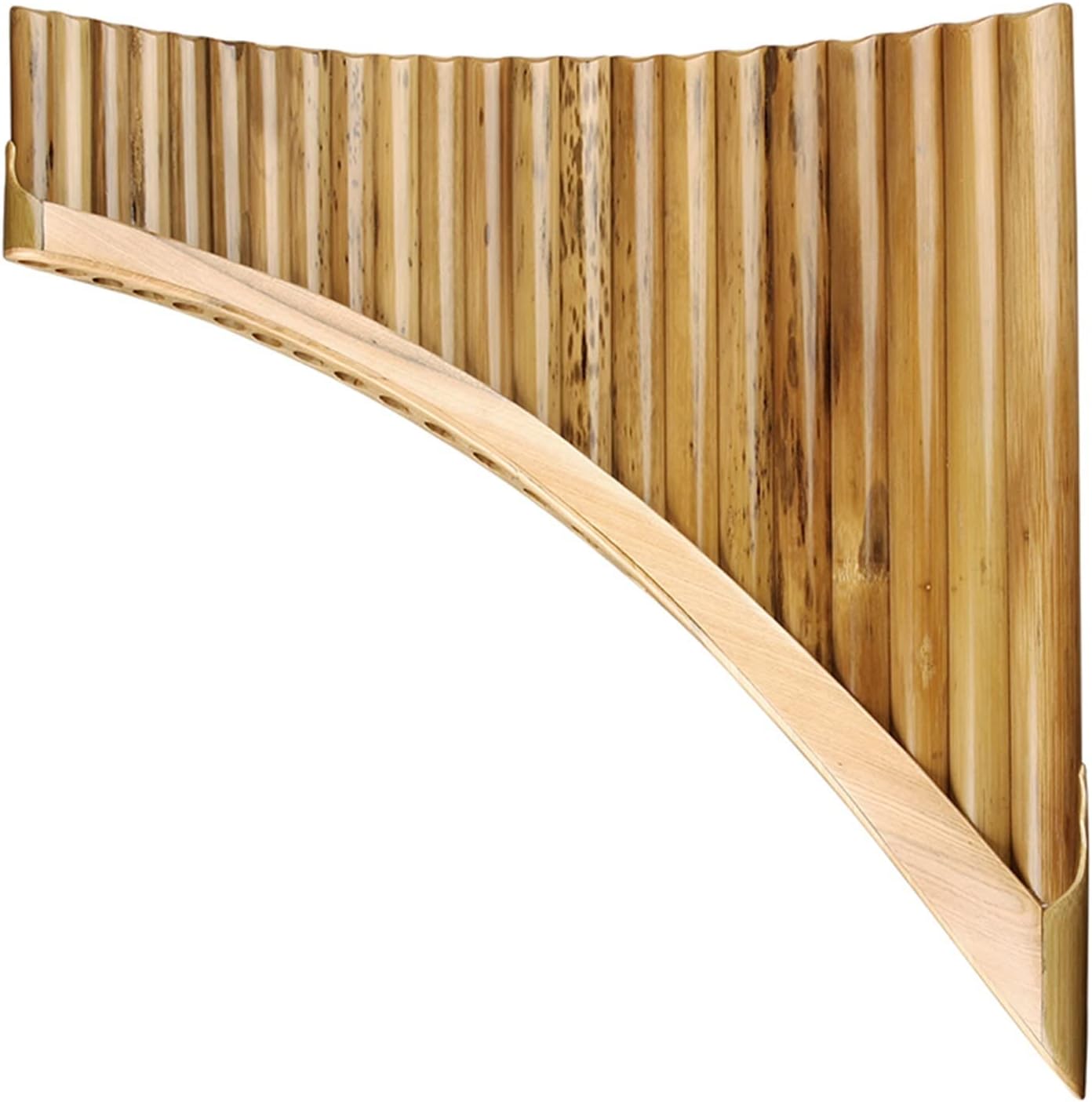 TSTS Beginner Pan Flute 22 Pipes Pan Flute C Key Bamboo Musical Instruments Woodwind Instrument Handmade Pan Pipes (Color : Left Hand)