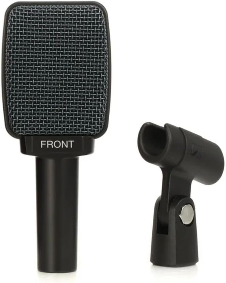 Sennheiser E 906 Supercardioid Dynamic Instrument Microphone Bundle w/Pig Hog PHM10 8mm Mic Cable Polishing Cloth