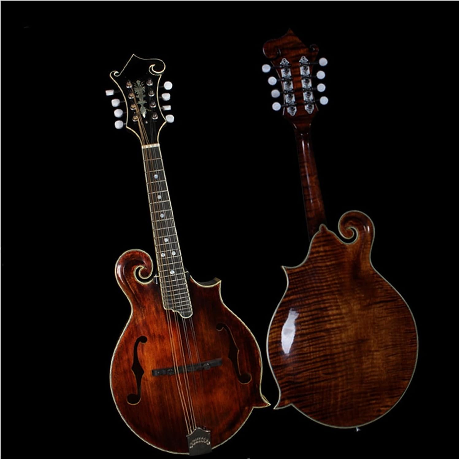 Adult Mandolin Musical Instrument Handmade Wooden Mandolin String Instrument Made Entirely Of Solid Wood