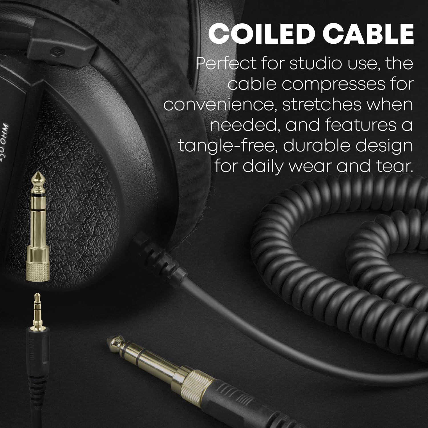 Beyerdynamic DT 770 Pro 250 ohm Professional Studio Headphones (Limited Black Edition) (Renewed)